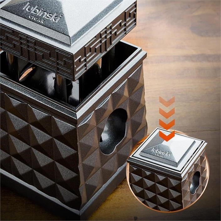 Lubinski Yeni Seri Special Edt. Metal Masa Puro Kesici Giyotin Double Cutter Gri