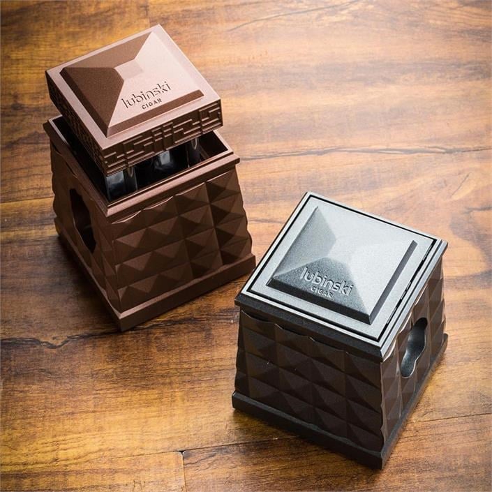 Lubinski Yeni Seri Special Edt. Metal Masa Puro Kesici Giyotin Double Cutter Bronz