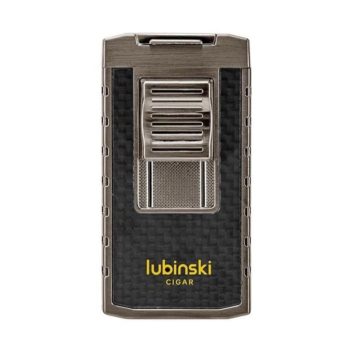 Lubinski Yeni Stil Delicili Çift Torch Puro Çakmağı Gunmetal