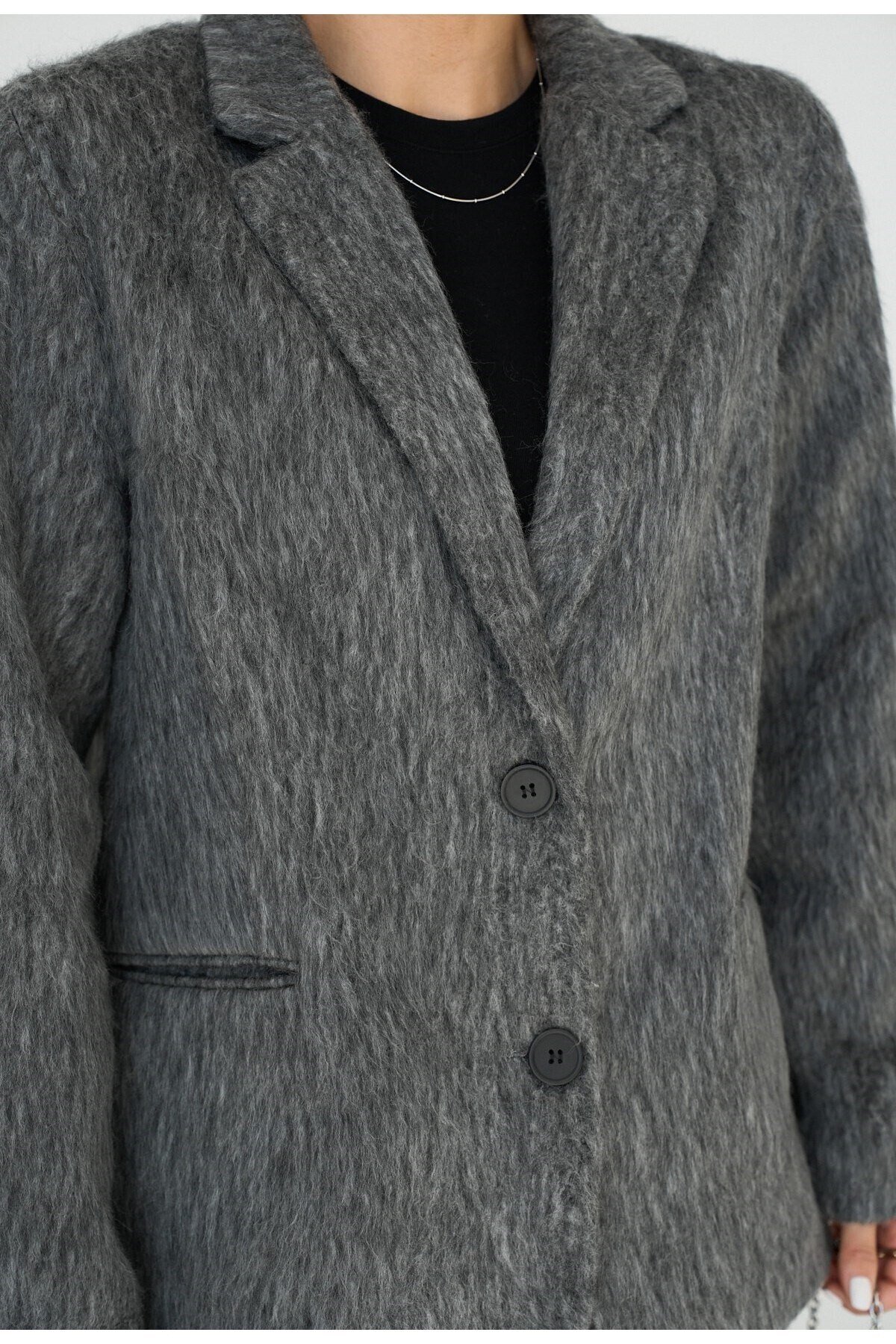 Kadın Çift Düğme Blazer Ceket