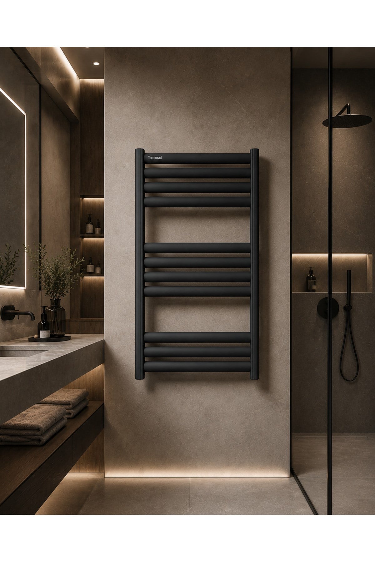 Alüminyum Antrasit ( Ral 7016 ) 50x110 Petsa Stila Havlupan