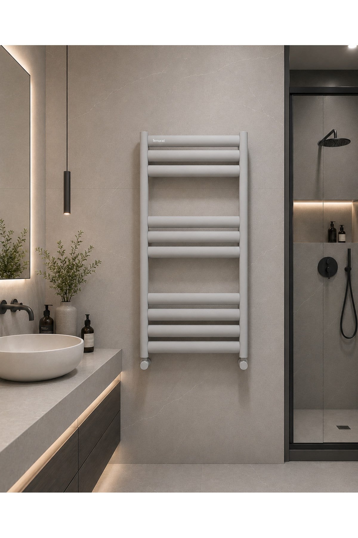 Alüminyum Mat Gri 50x100 Petsa Stila Havlupan