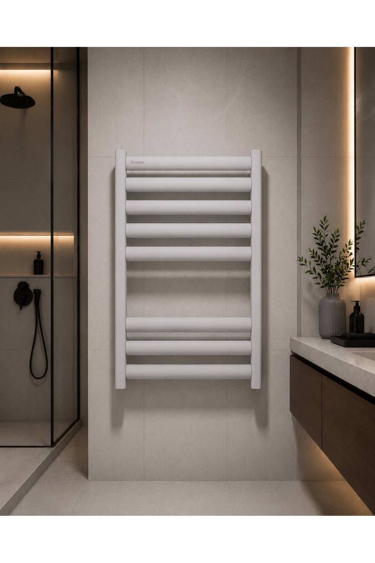 Alüminyum Mat Gri 50x80 Petsa Stila Havlupan