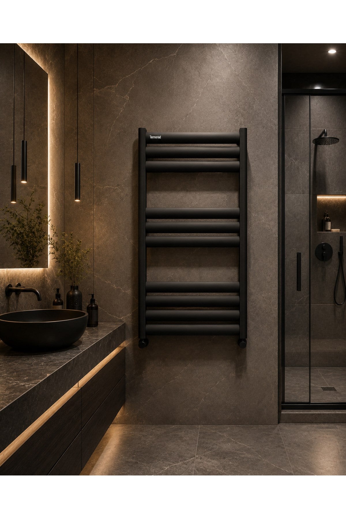 Alüminyum Mat Siyah 50x100 Petsa Stila Havlupan