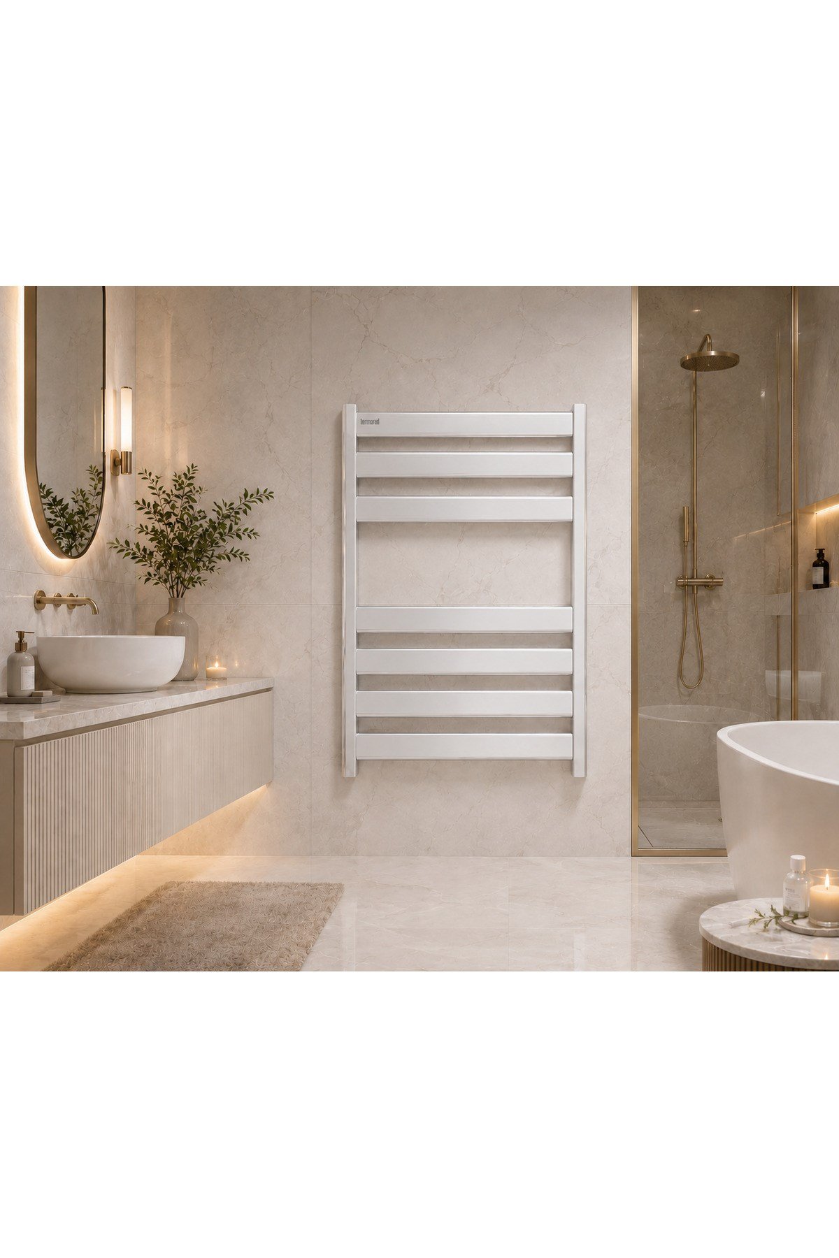 Alüminyum Parlak Eloksal 50x70 Petsa Slim Havlupan