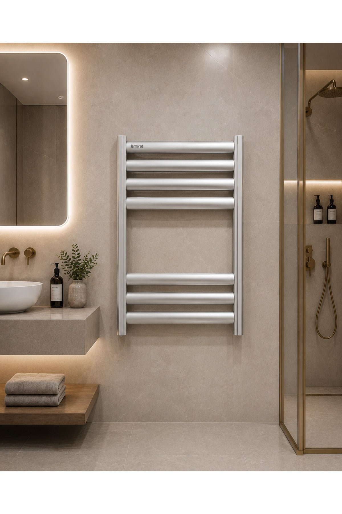 Alüminyum Parlak Eloksal 50x70 Petsa Stila Havlupan