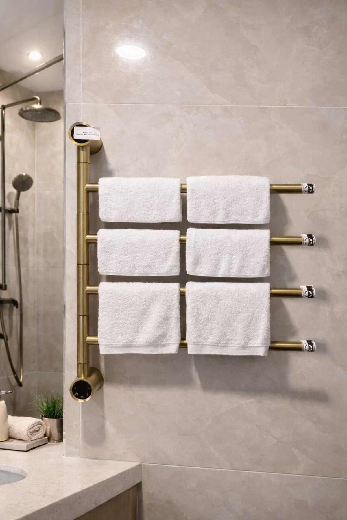 Elektrikli Havlupan 45x55x90 Cm 80 Watt ( Gold )