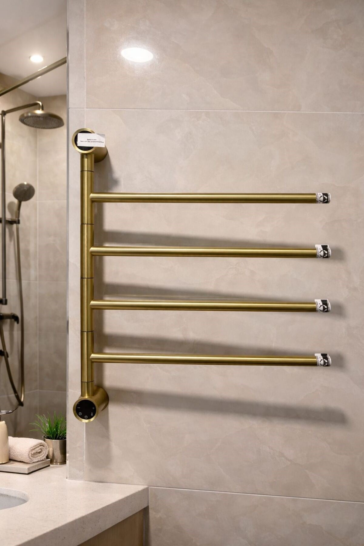 Elektrikli Havlupan 45x55x90 Cm 80 Watt ( Gold )