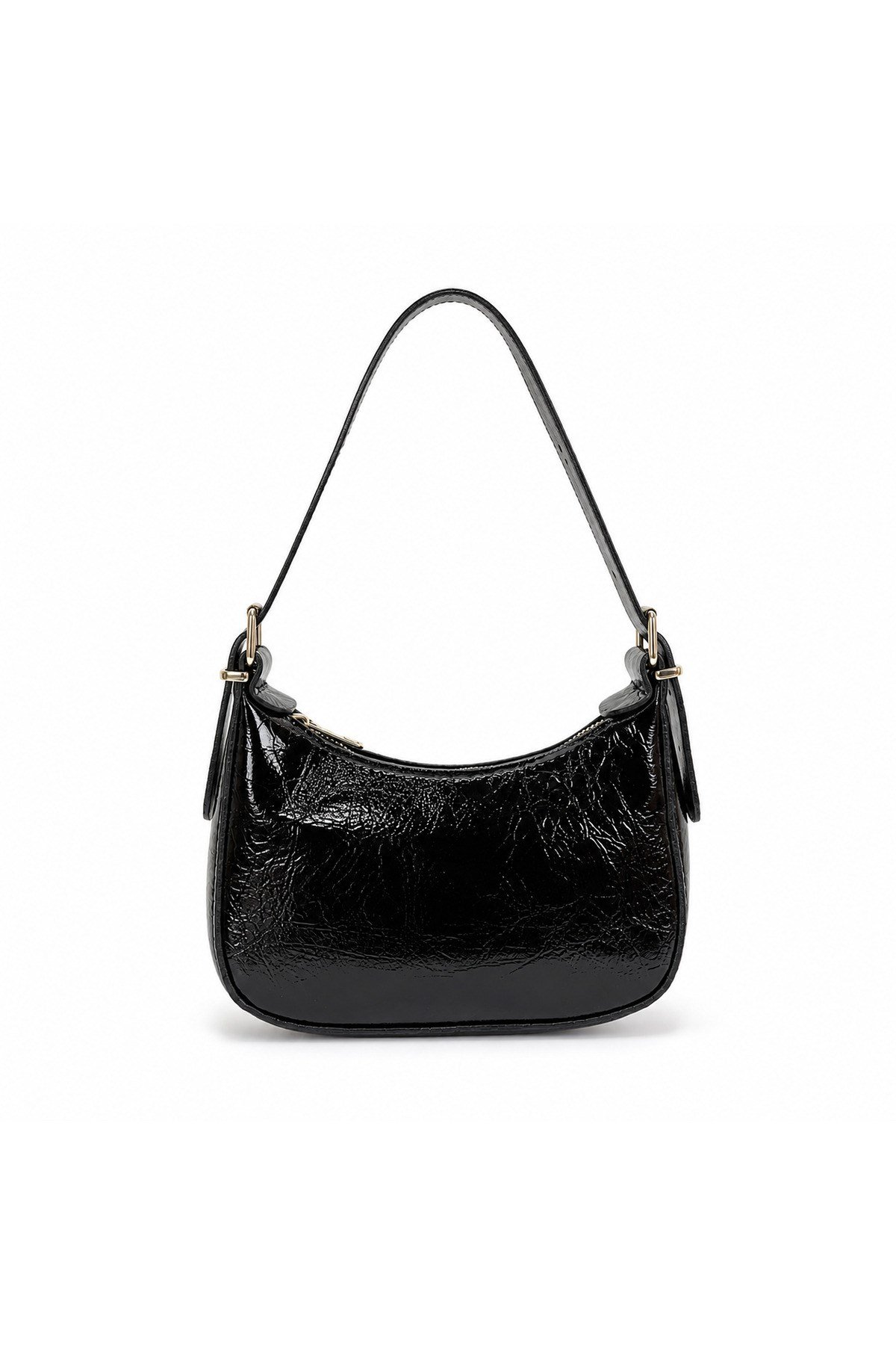 Küçük siyah deri kadın çantası