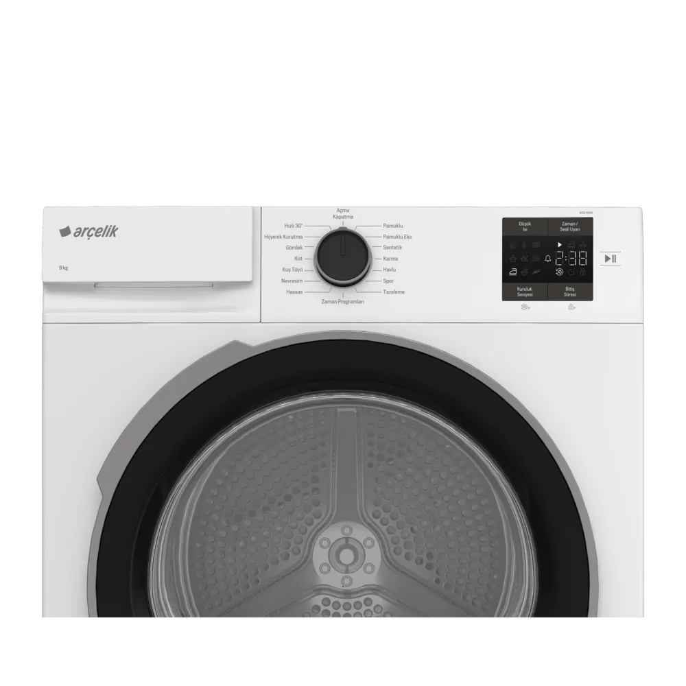 Arçelik 802 KMX 8 Kg Kurutma Makinesi