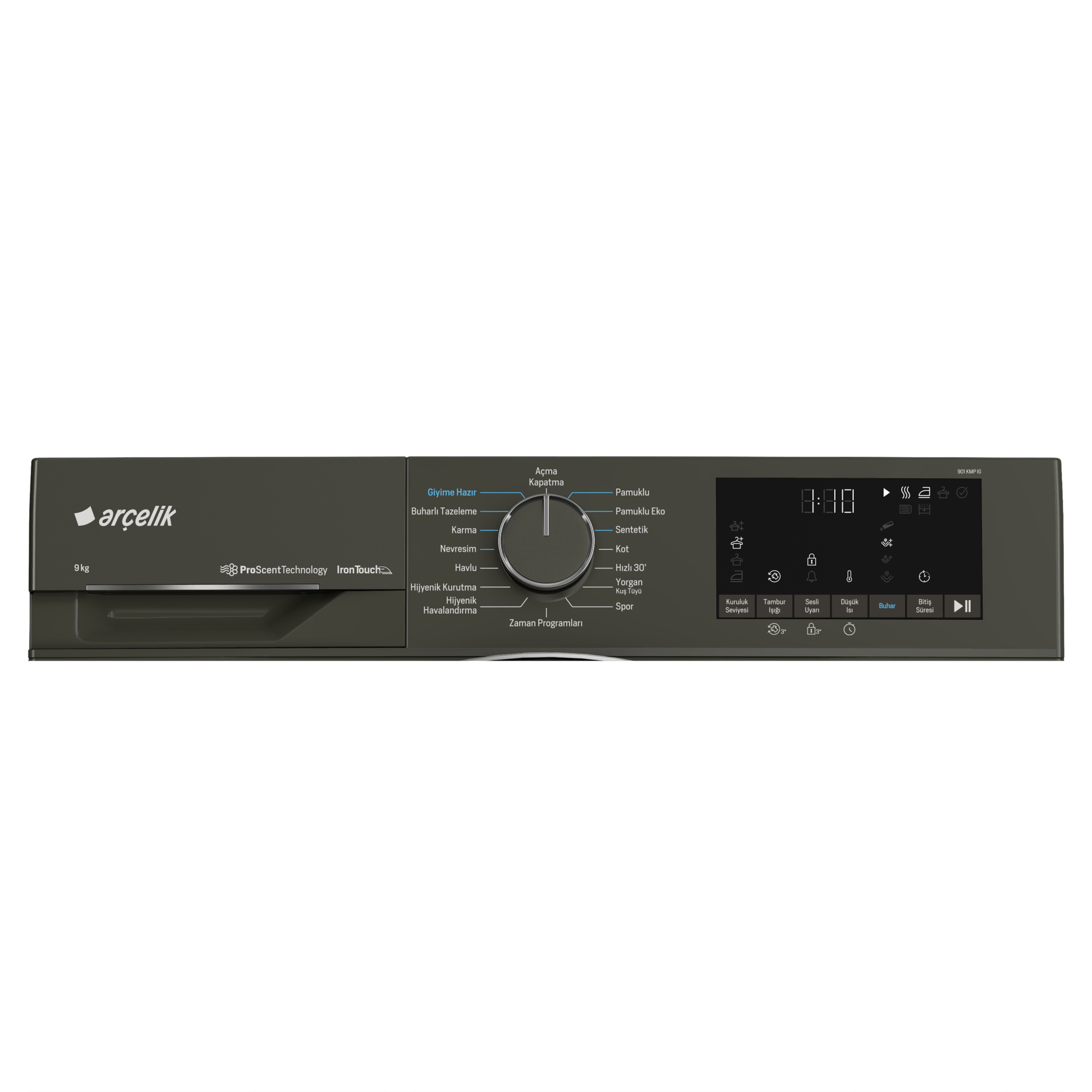 Arçelik 901 KMP IG 9 Kg Kurutma Makinesi