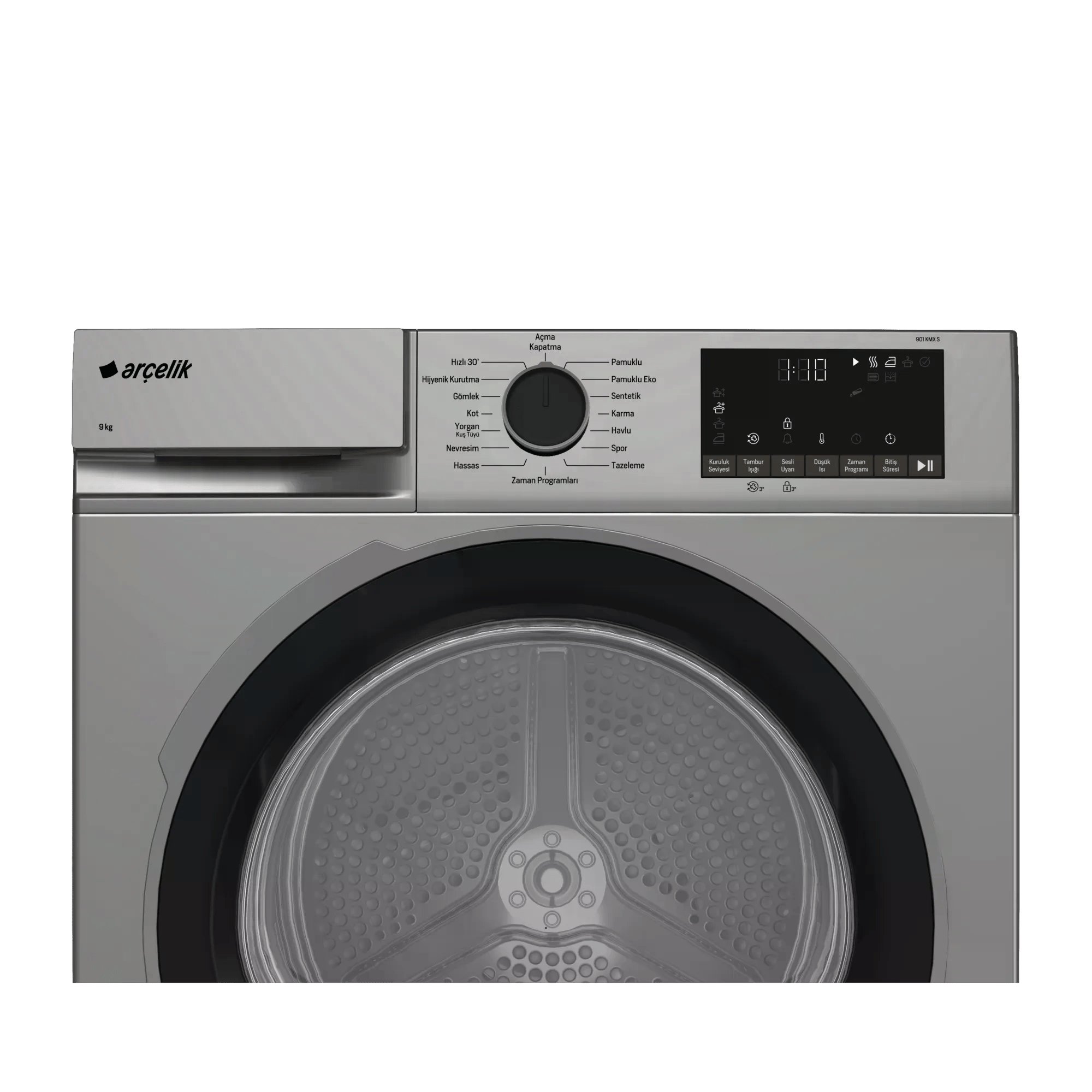 Arçelik 901 KMX S 9 Kg Kurutma Makinesi