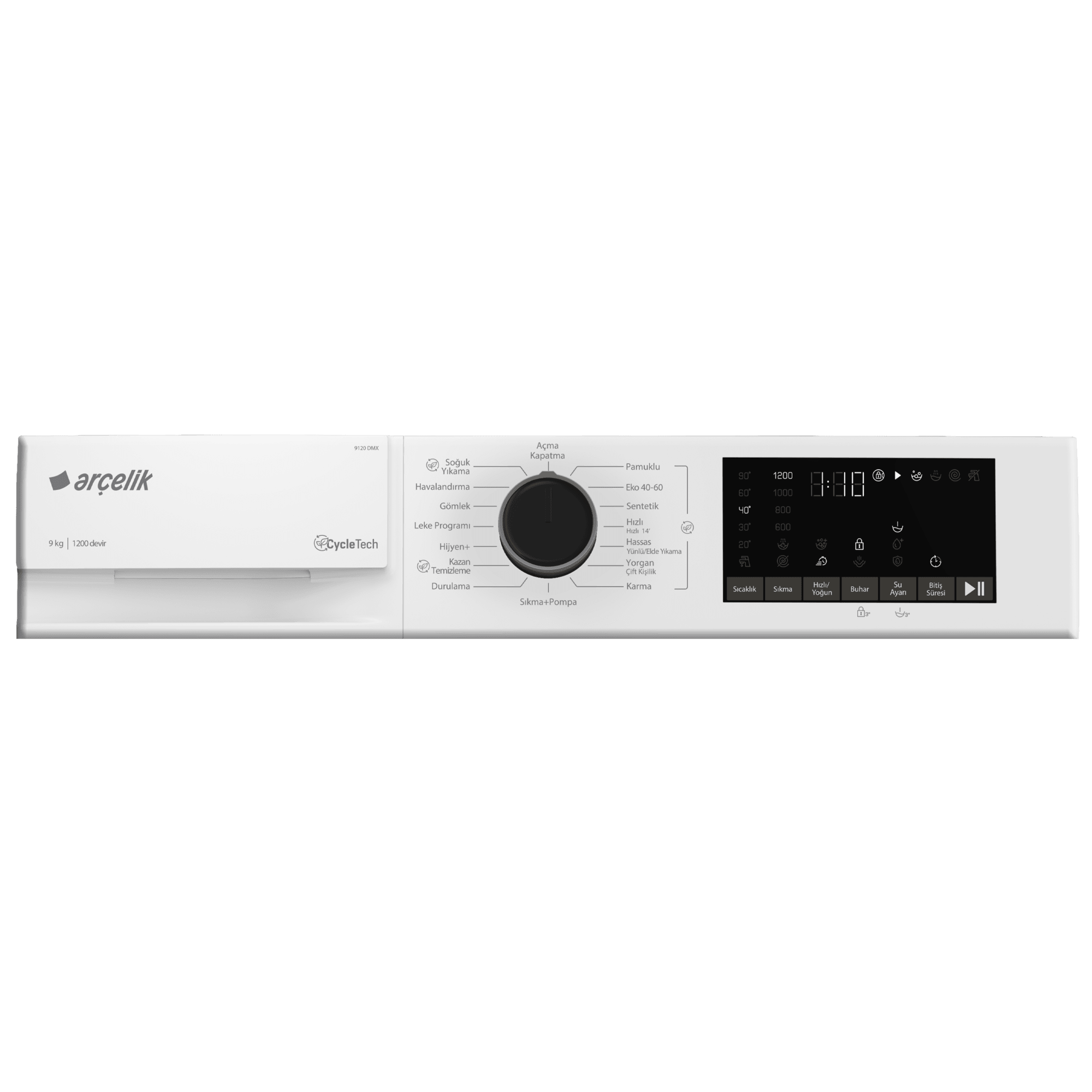 Arçelik 9120 DMX Çamaşır Makinesi