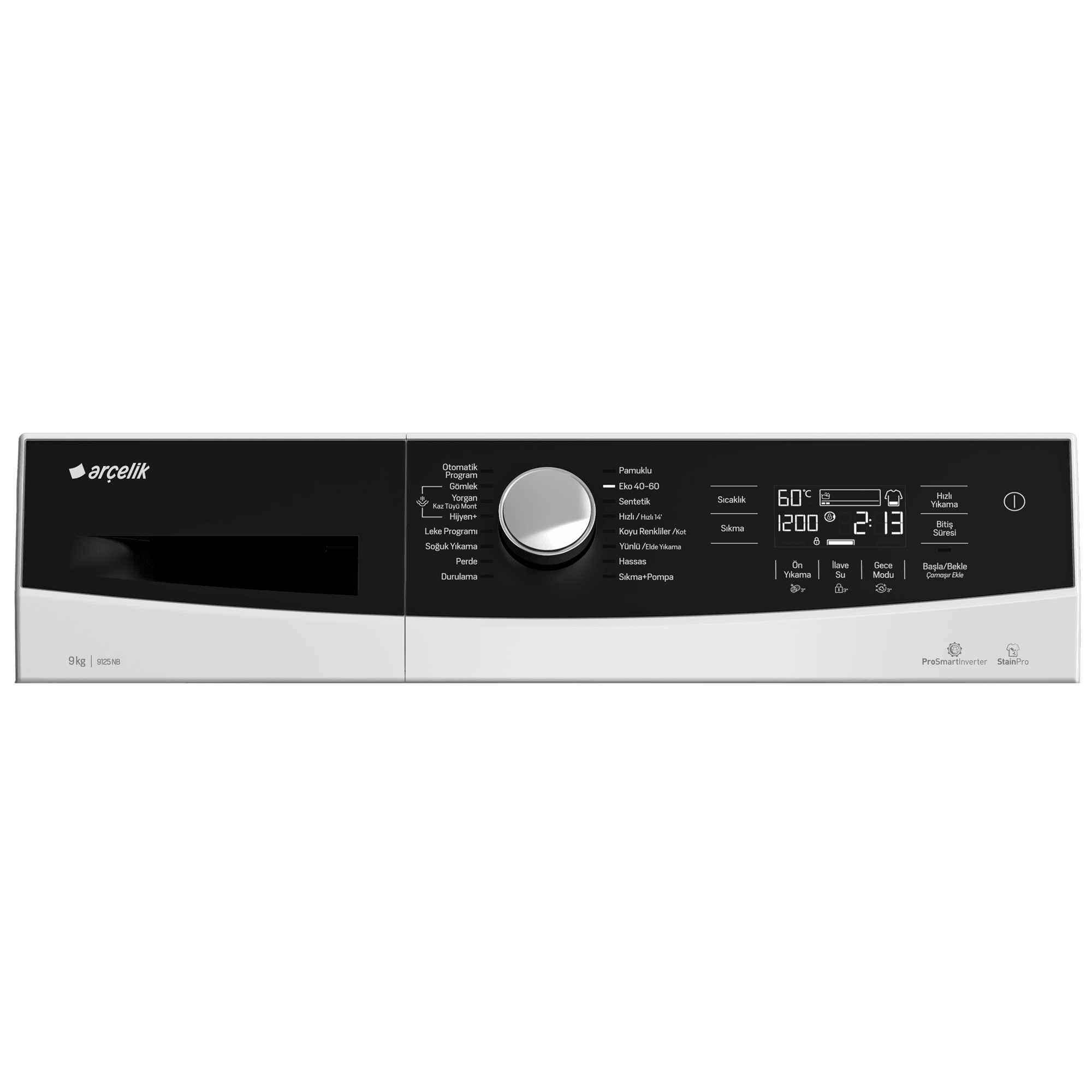 Arçelik 9125 NB 9 Kg Çamaşır Makinesi