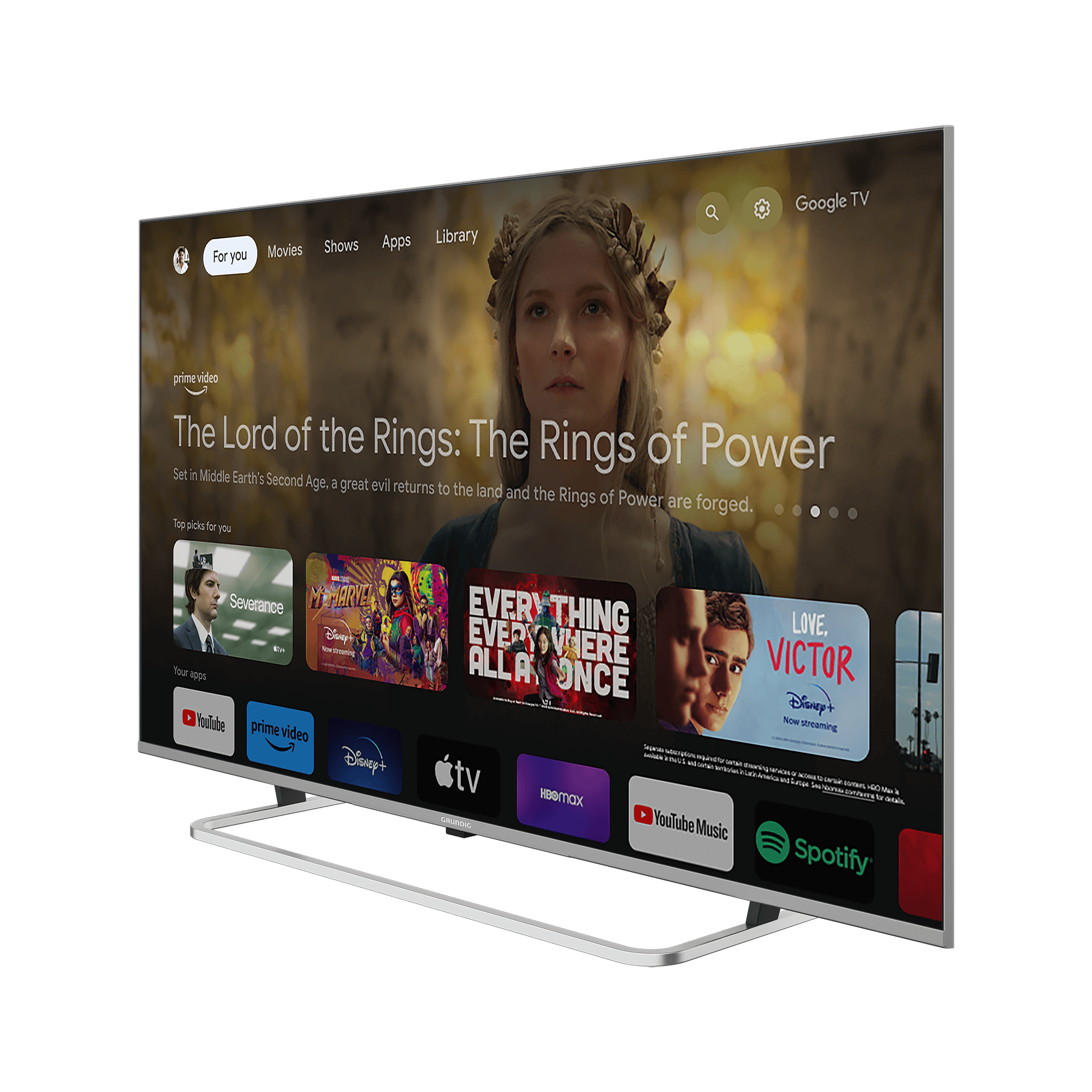 GRUNDIG PARIS 75 GHU 9055 4K NANO UHD+GOOGLE TV Grundig TV