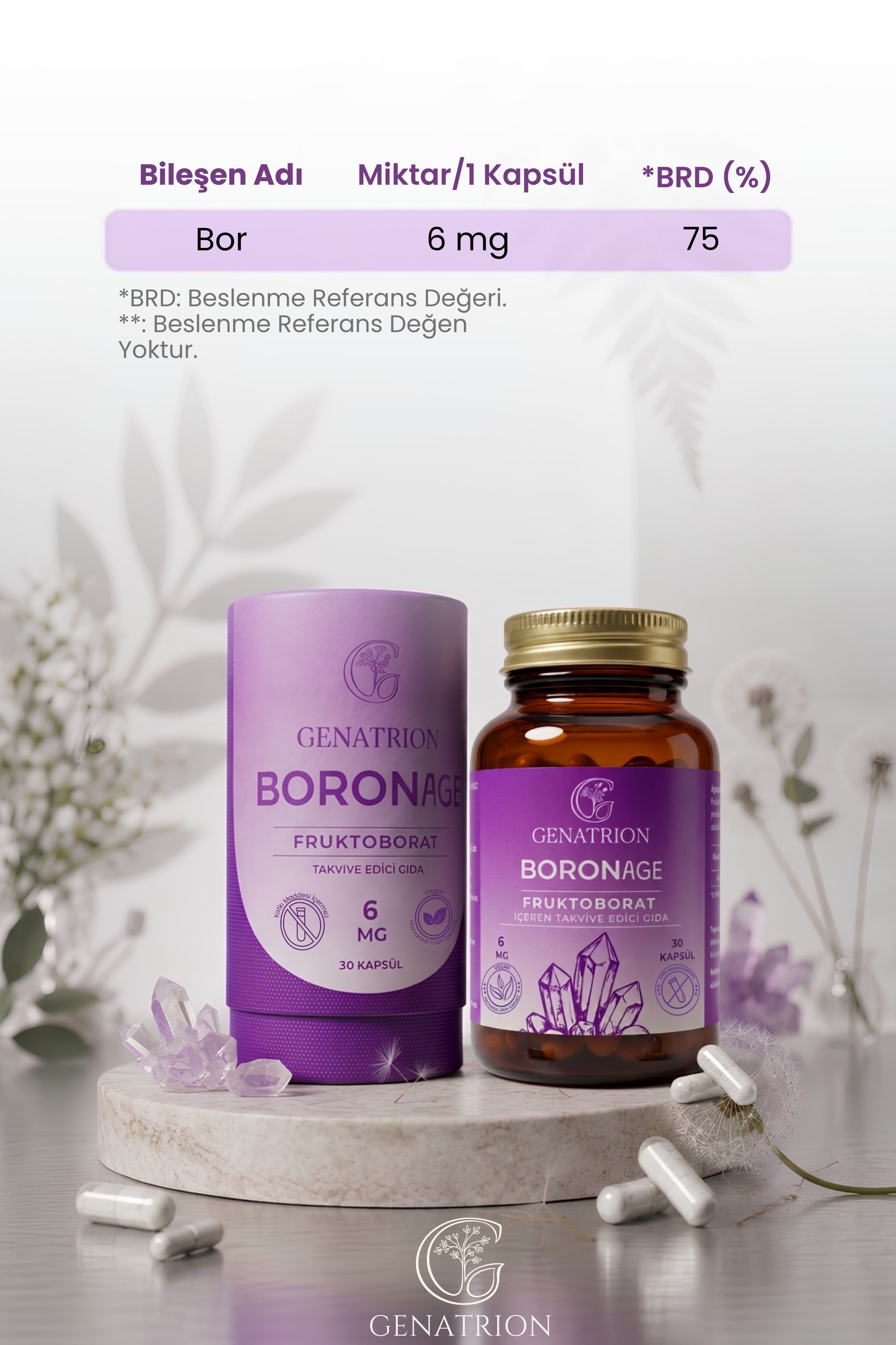 BoronAge Fruktoborat 6 mg