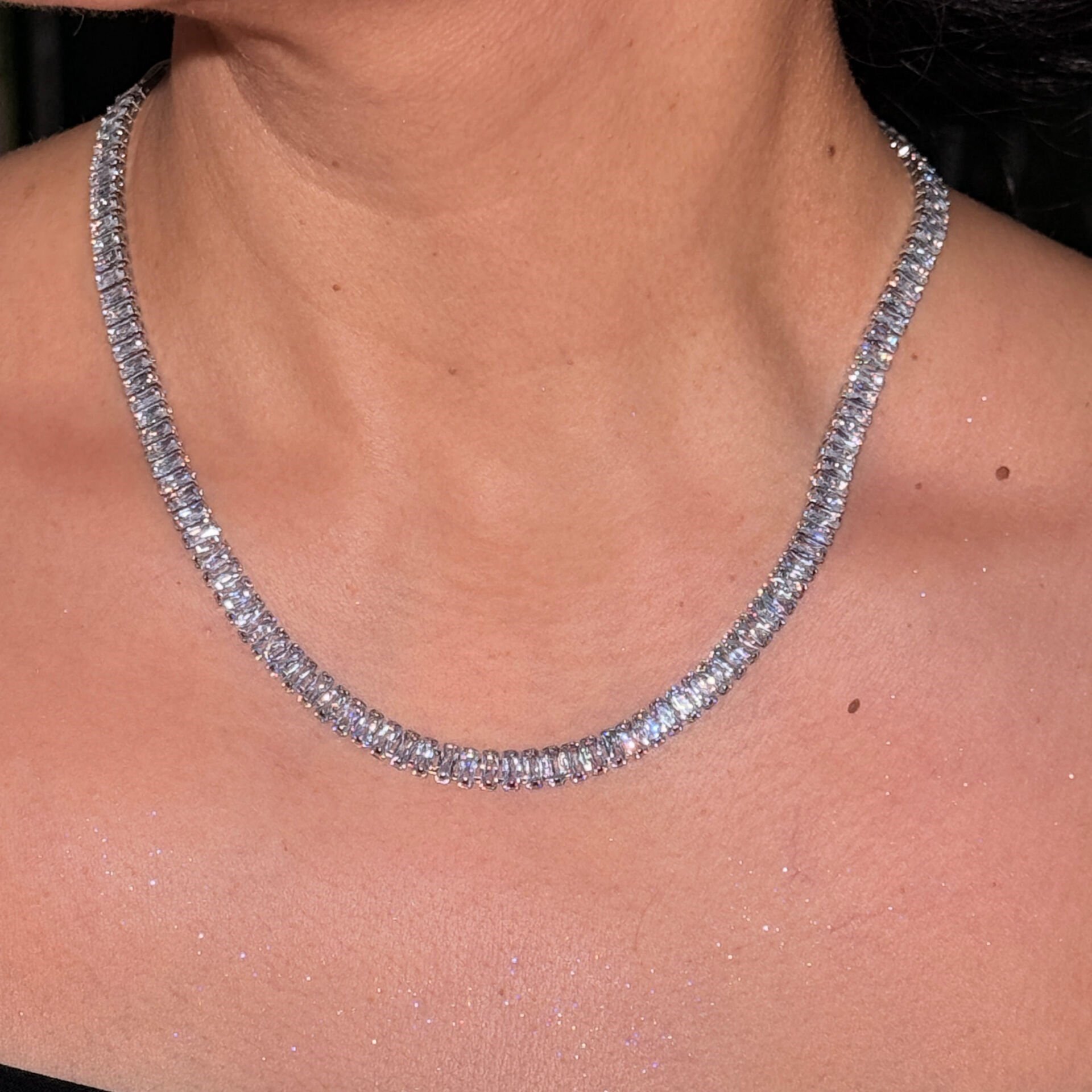 Sonsuz Aşk Kolyesi Zirkon Taşlı Paslanmaz Çelik Silver