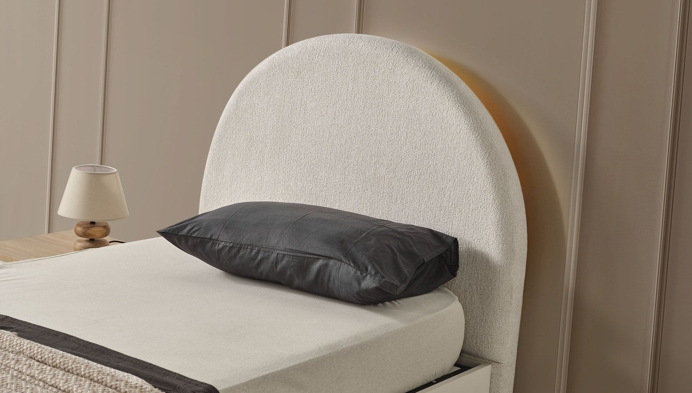 Bohem Star Genç Başlık 112 cm Sedef Krem ve Ceviz