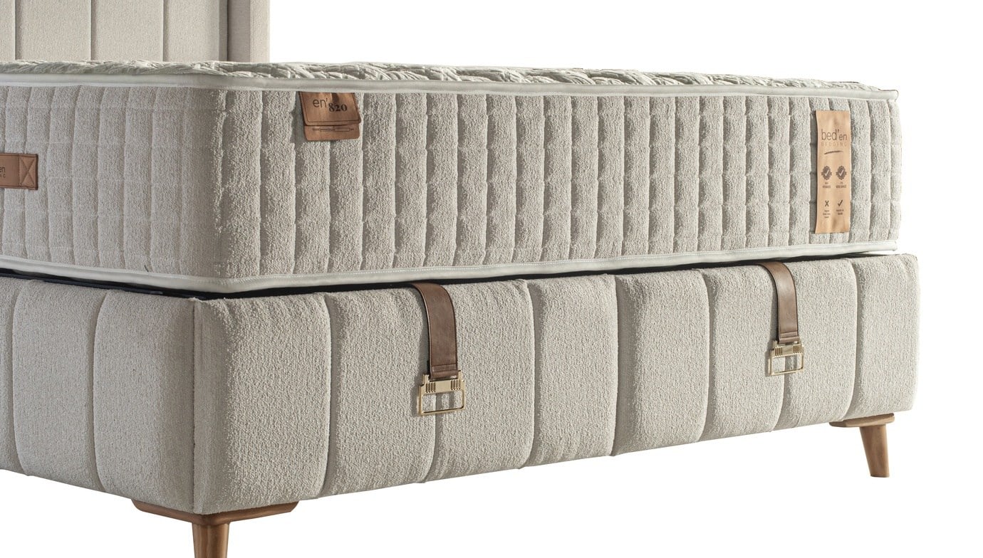EN820 Yatak Başlığı 135 cm Kumaş Kaplama