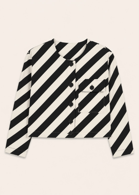 Zebra Desenli Ceket