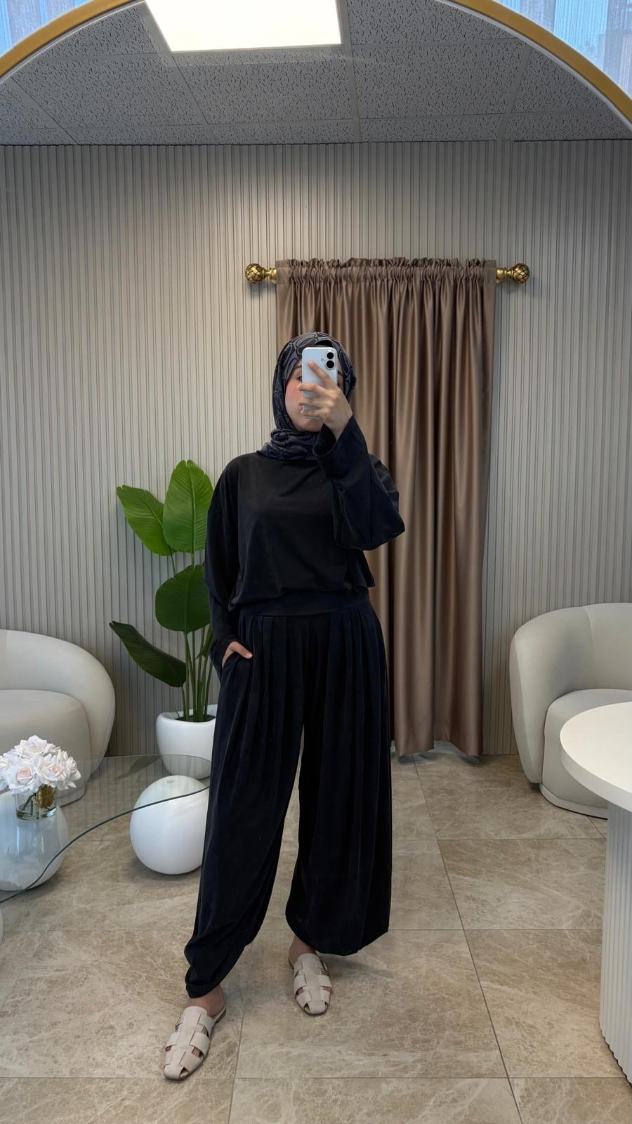 Siyah Oversize Eşofman Takımı