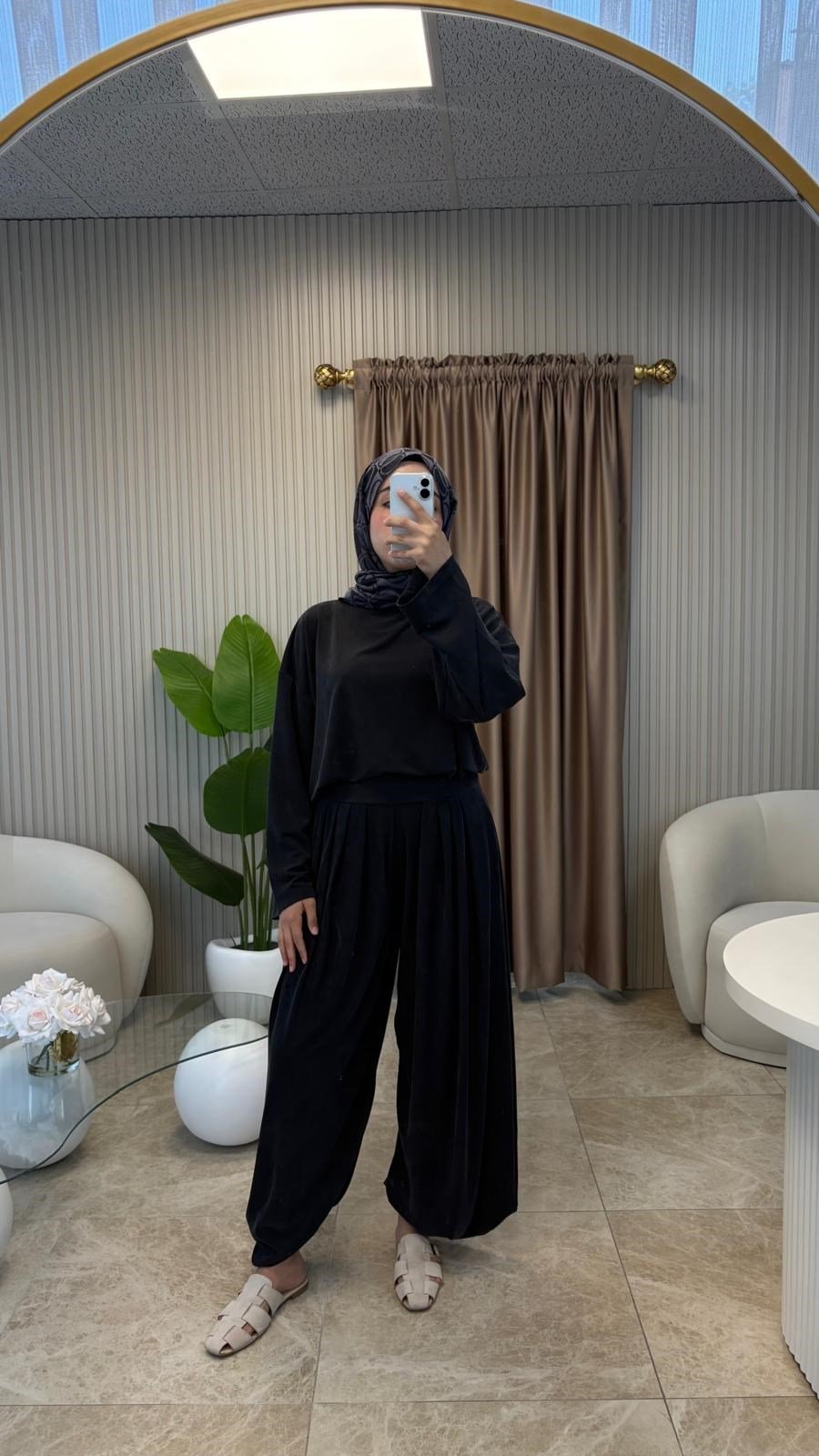 Siyah Oversize Eşofman Takımı