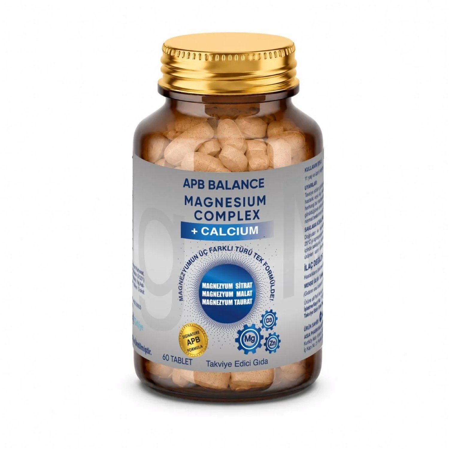 APB BALANCE MAGNEZYUM COMPLEX 60 TABLET (06/2029 Miadlı)