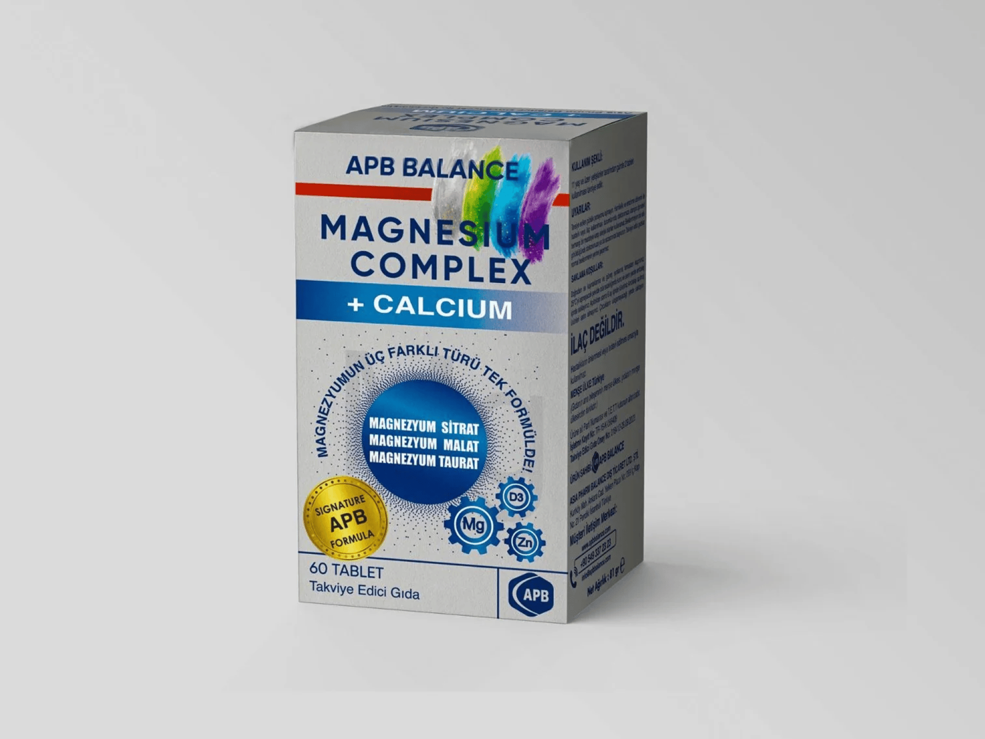 APB BALANCE MAGNEZYUM COMPLEX 60 TABLET (06/2029 Miadlı)
