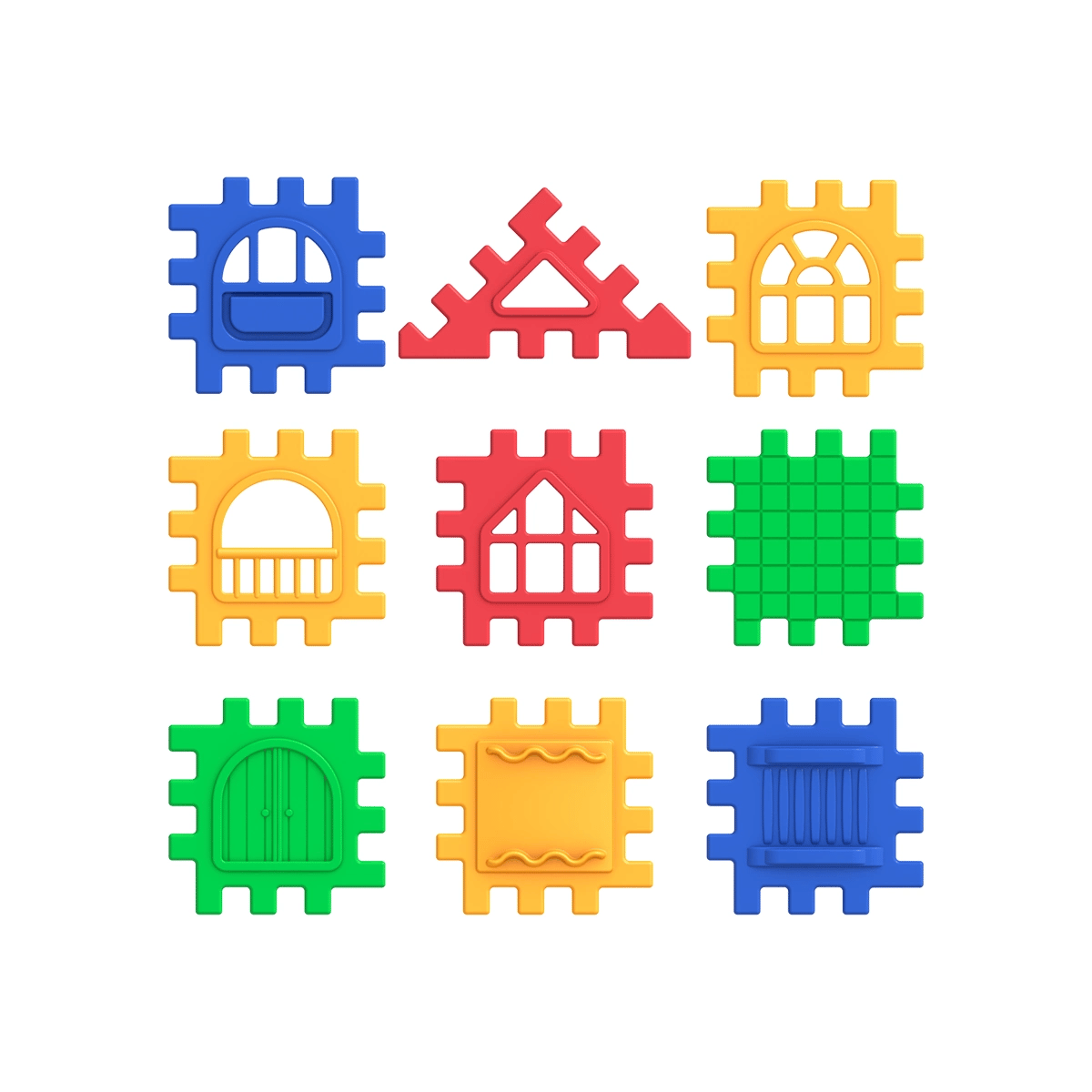 03703 , Puzzle City 128 Parça