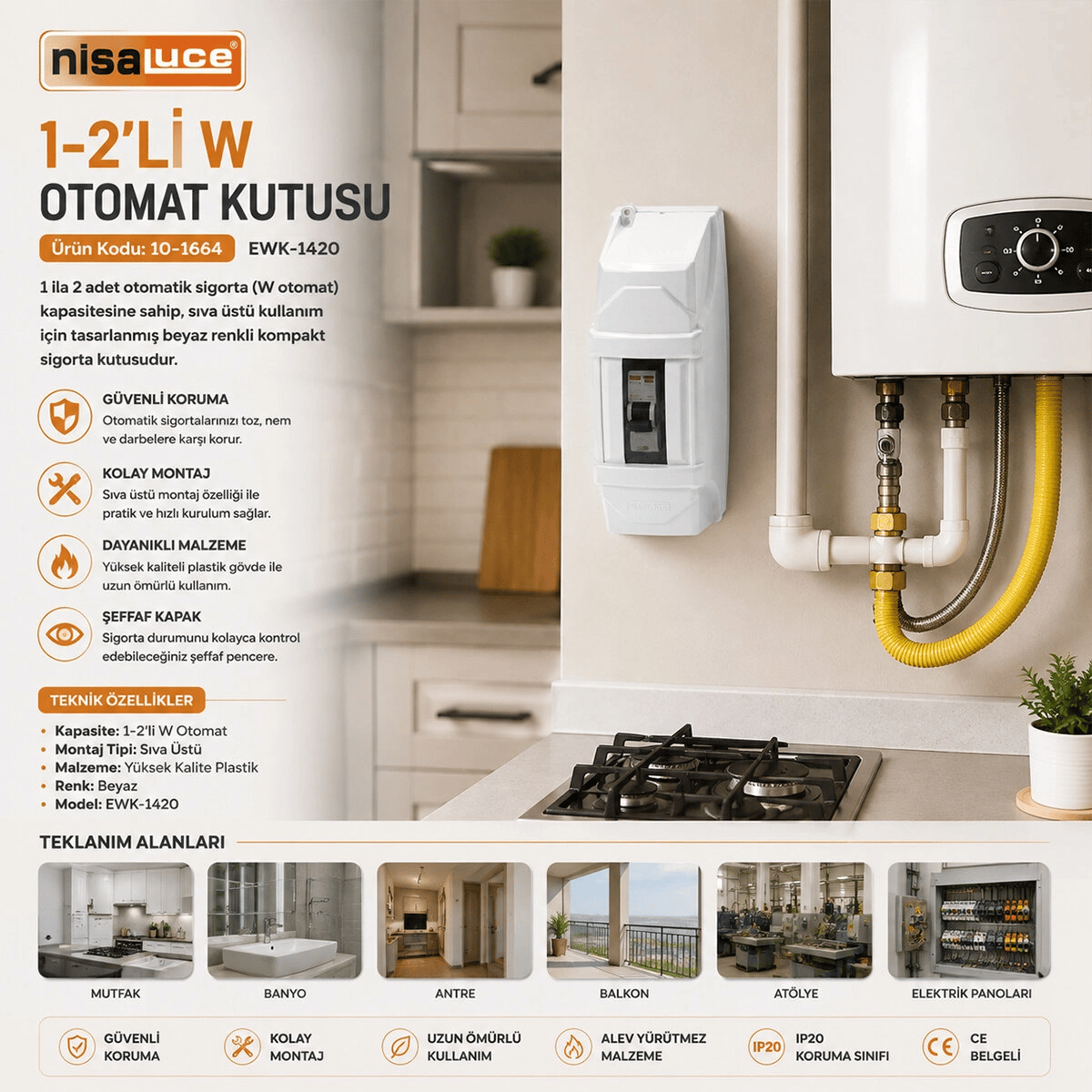 1-2 Sigorta Otomat Kutusu Bx40