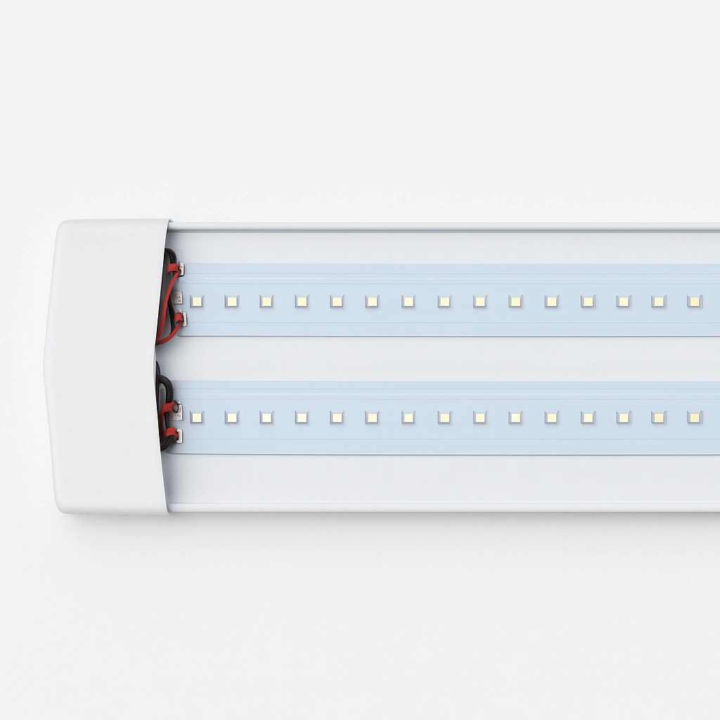 1 Adet 10 Adet CATA CT 2482 Kristal Led Bant Armatür 80W 120CM 6400K Beyaz Işık