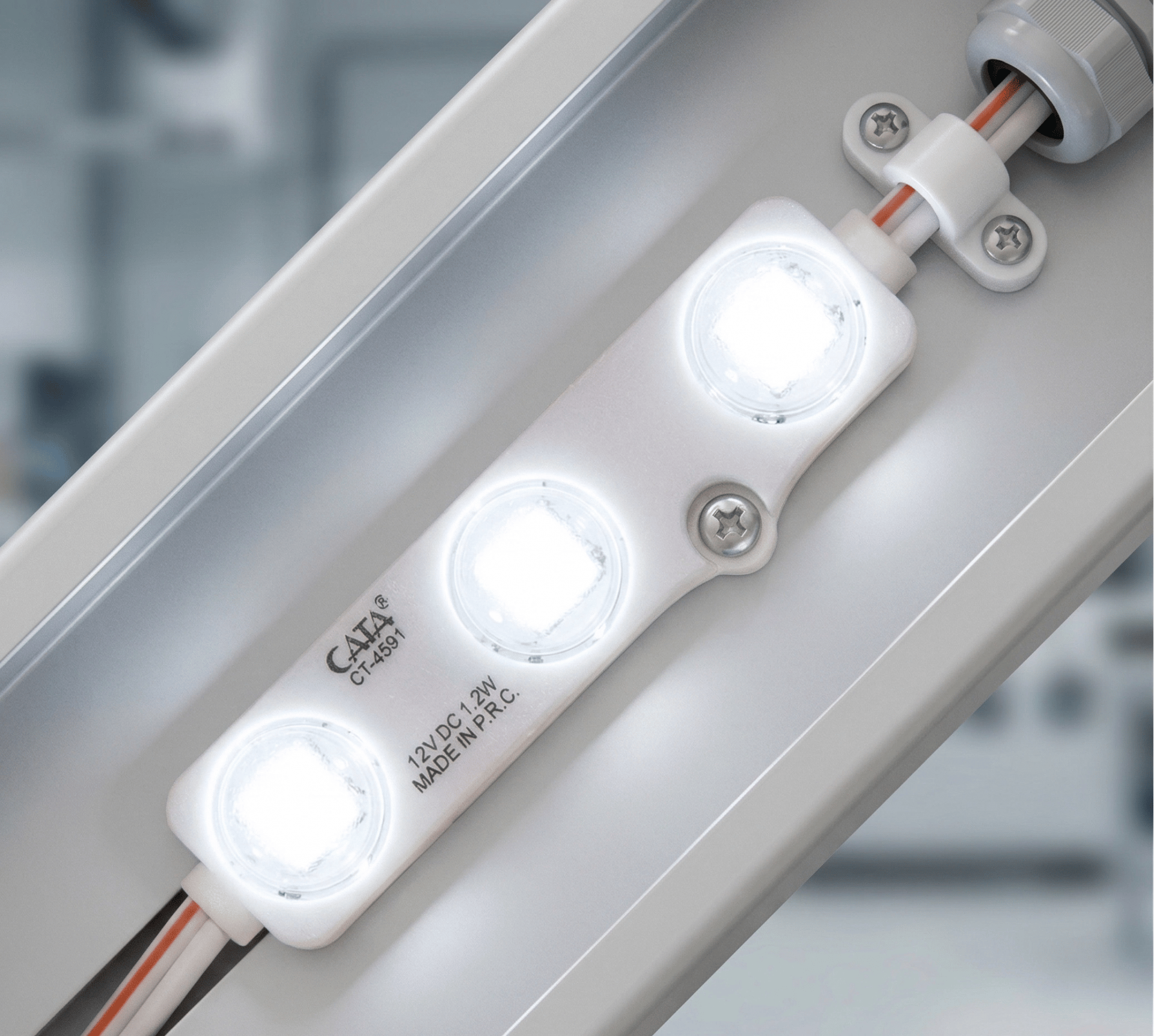 1 Adet 10 Adet CATA CT 4591 Modül Led 1W 6400K Beyaz Işık 12V