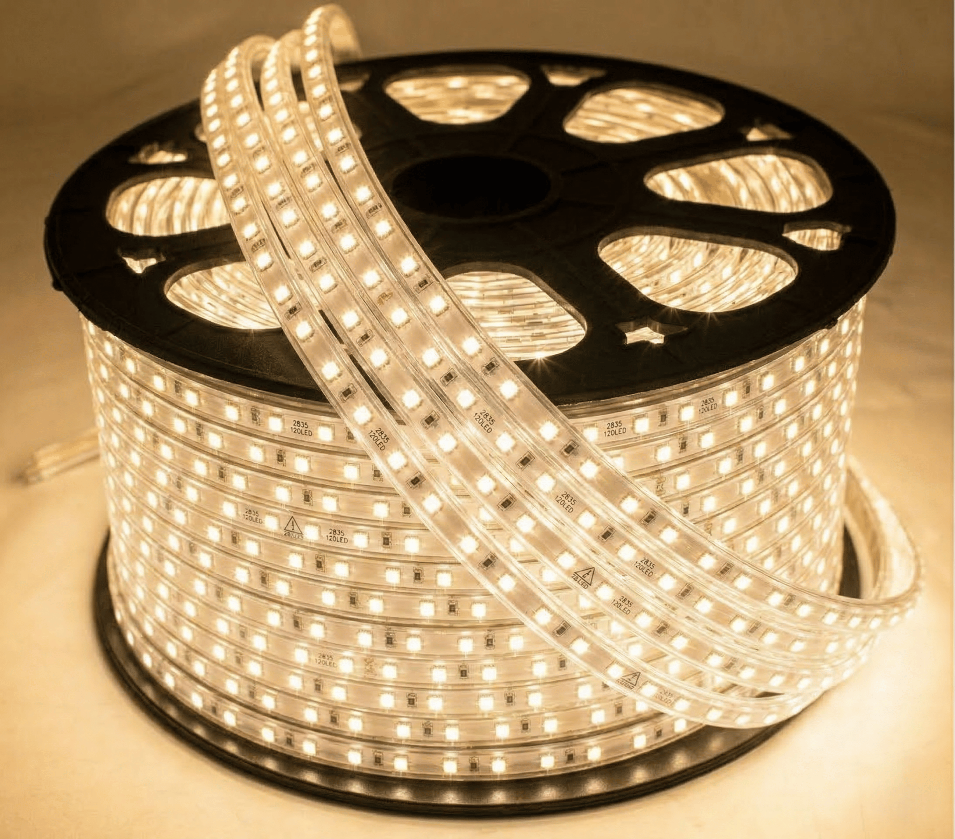 1 Adet 25 Metre CATA CT 4496 Dış Mekan 120 Ledli Yapışkanlı 220V Şerit Led 3200K Gün Işığı