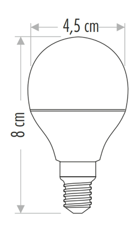 1 Adet CATA CT 4233 6W Led Ampul 3200K Gün Işığı E14