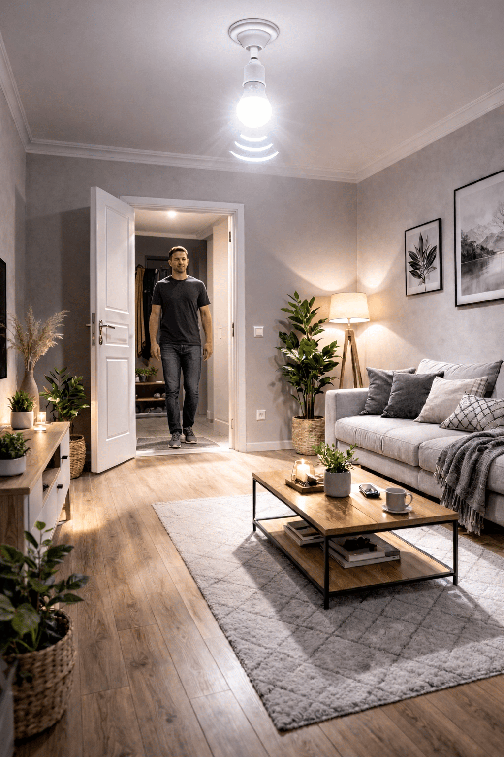 1 Adet CATA CT 4259 Led Ampul 15W Haraket Sensörlü 6400K Beyaz Işık E27 Duy