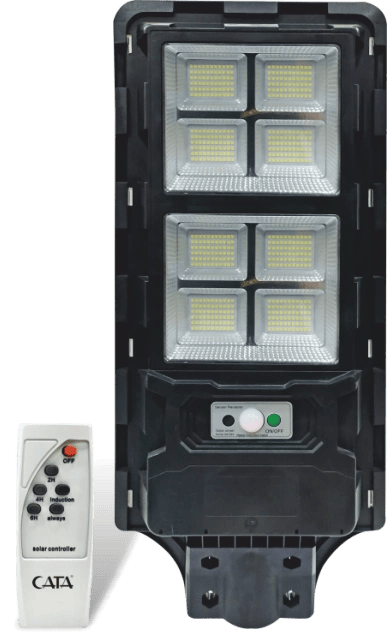 1 Adet CATA CT 4641 Solar Güneş Enerjili 250W Sensörlü Sokak Armatür 6400K Beyaz Işık