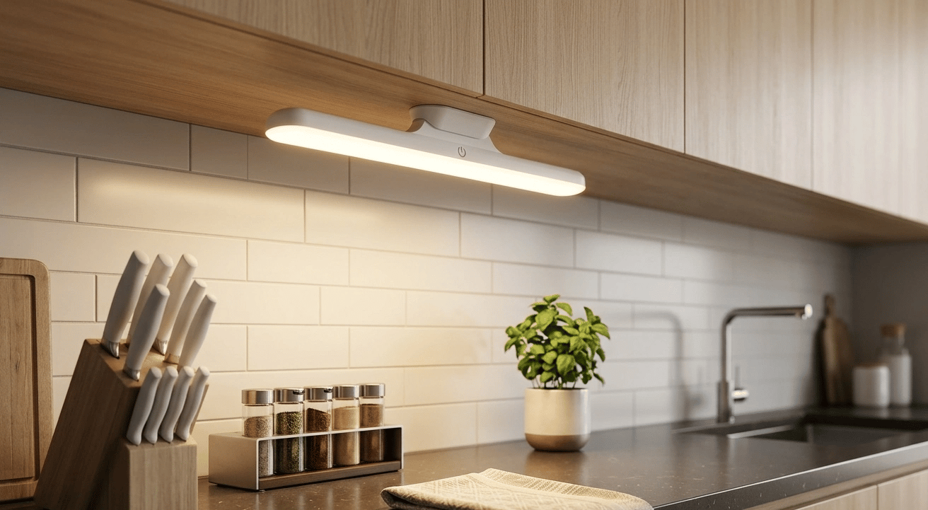 1 Adet CATA CT 5249 Beyaz Kasa 3W Şarjlı Led Aplik Dokunmatik 3 Renk Modu