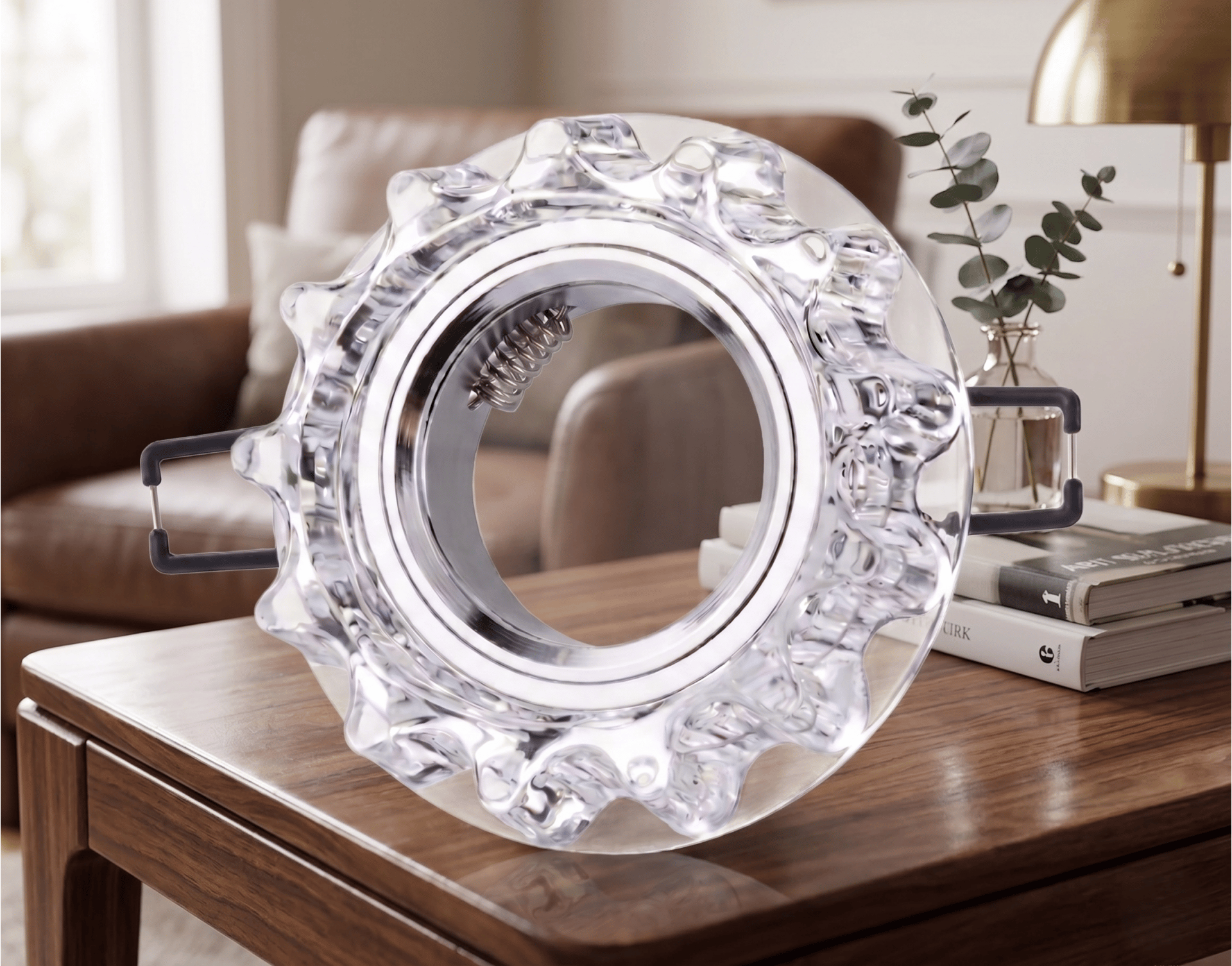 1 Adet CATA CT 6595 Karanfil Led Efektli Dekoratif Cam Spot Kasası GU10 Duy 3200K Gün Işığı