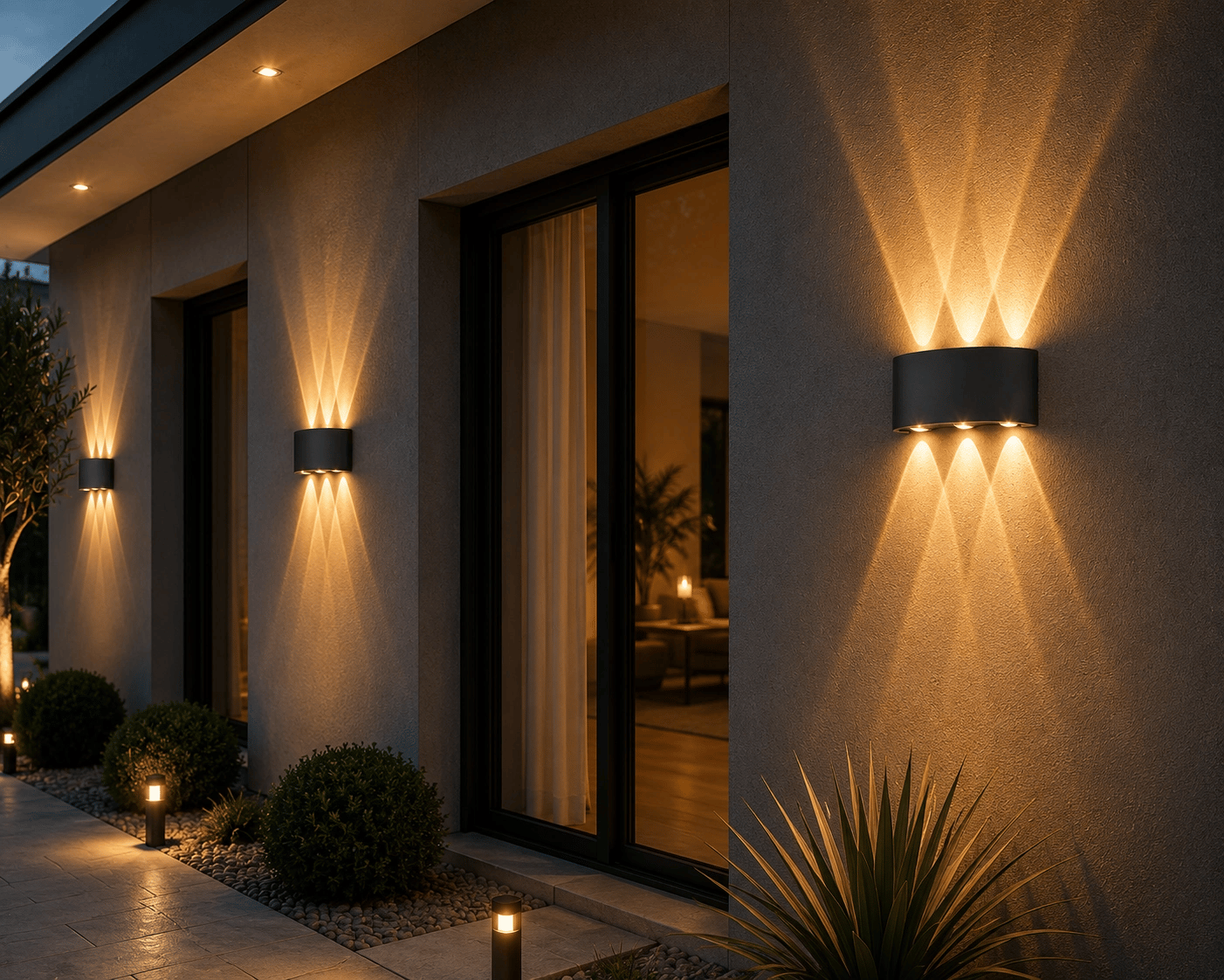 1 Adet CATA CT 8011 Haiti 10W Dış Mekan Led Aplik 3200K Gün Işığı