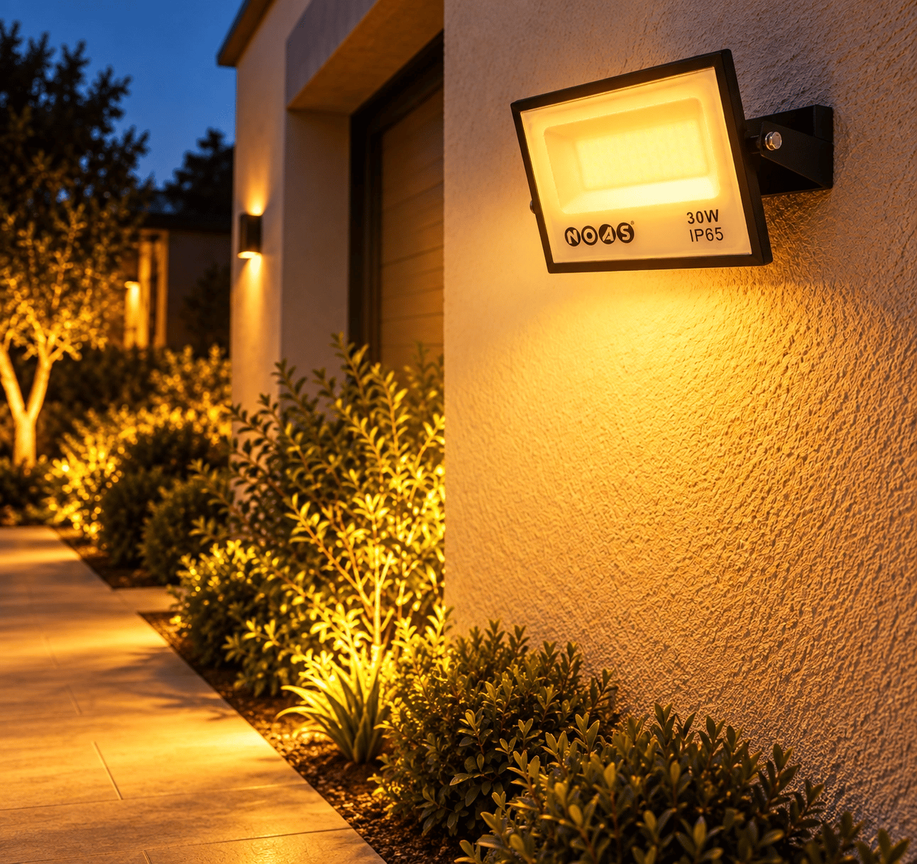 1 Adet NOAS YL70 0036 30W Ultra Slim Led Projektör Amber