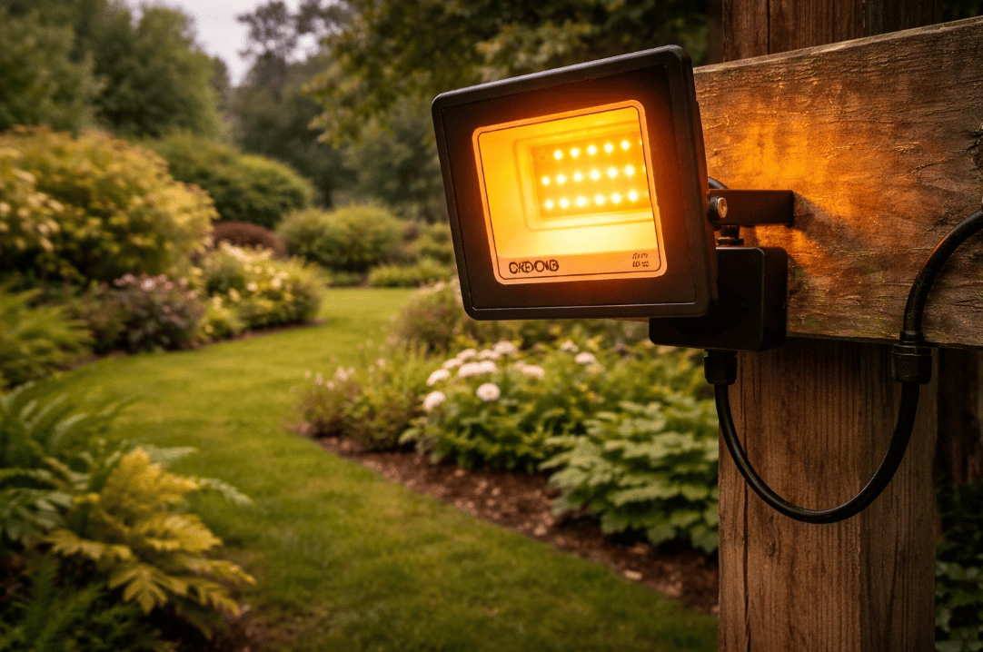 1 Adet NOAS YL70 1026 Ultra Slim Led Projektör 20W Amber Işık
