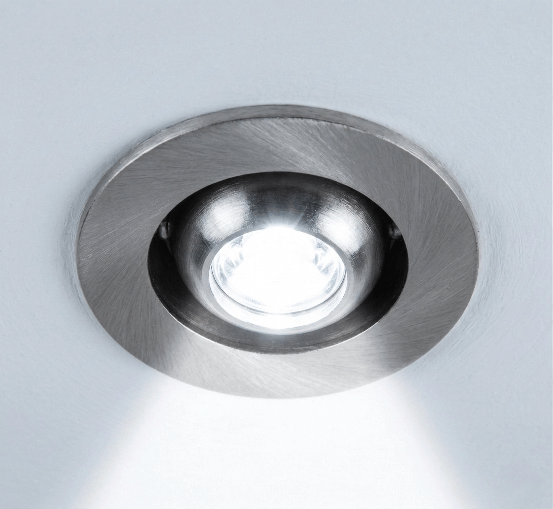 1 Adet NOAS YL94 0101 Satin Kasa 1W Led Spot 6500K Beyaz Işık