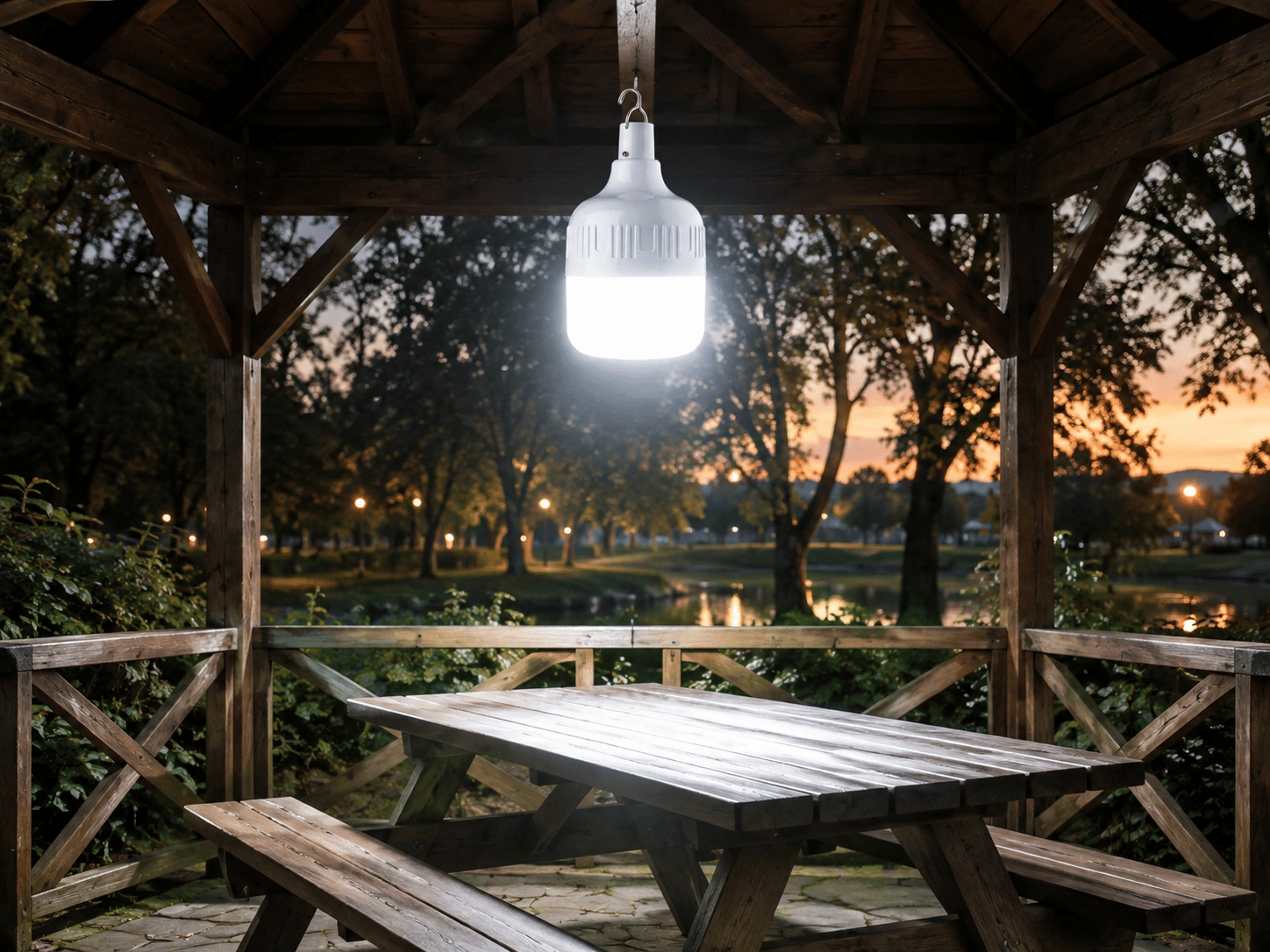 1 Adet NOAS YL95 3101 30W Şarjlı Led Ampul 6400K Beyaz Işık