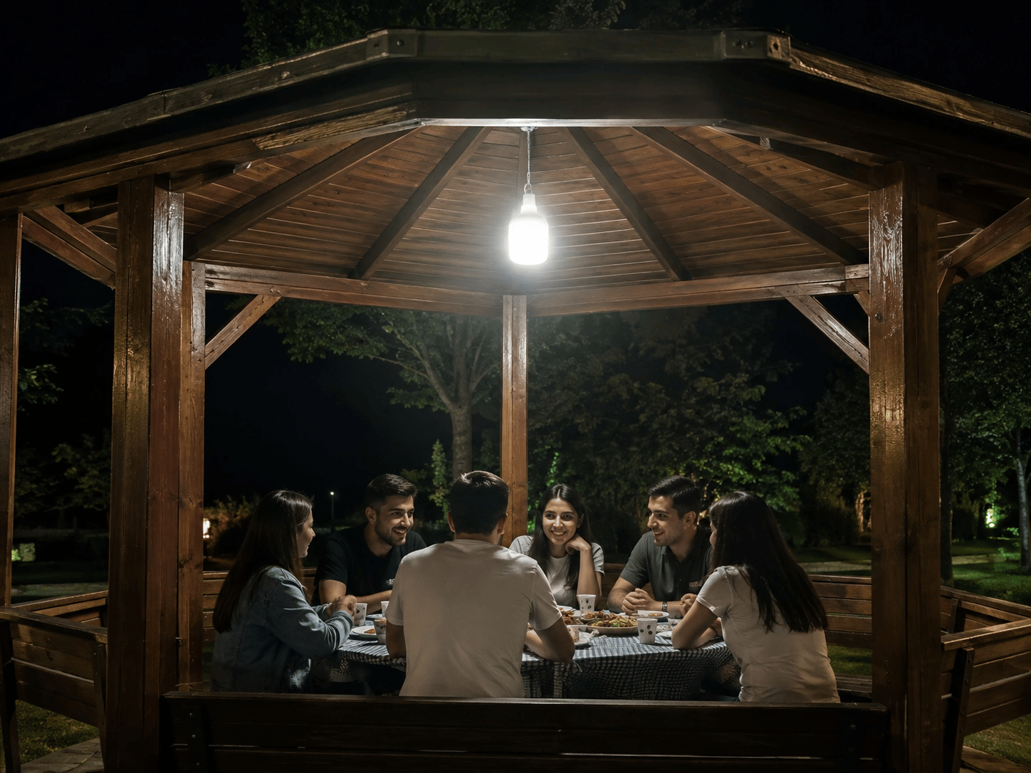 1 Adet NOAS YL95 3101 30W Şarjlı Led Ampul 6400K Beyaz Işık