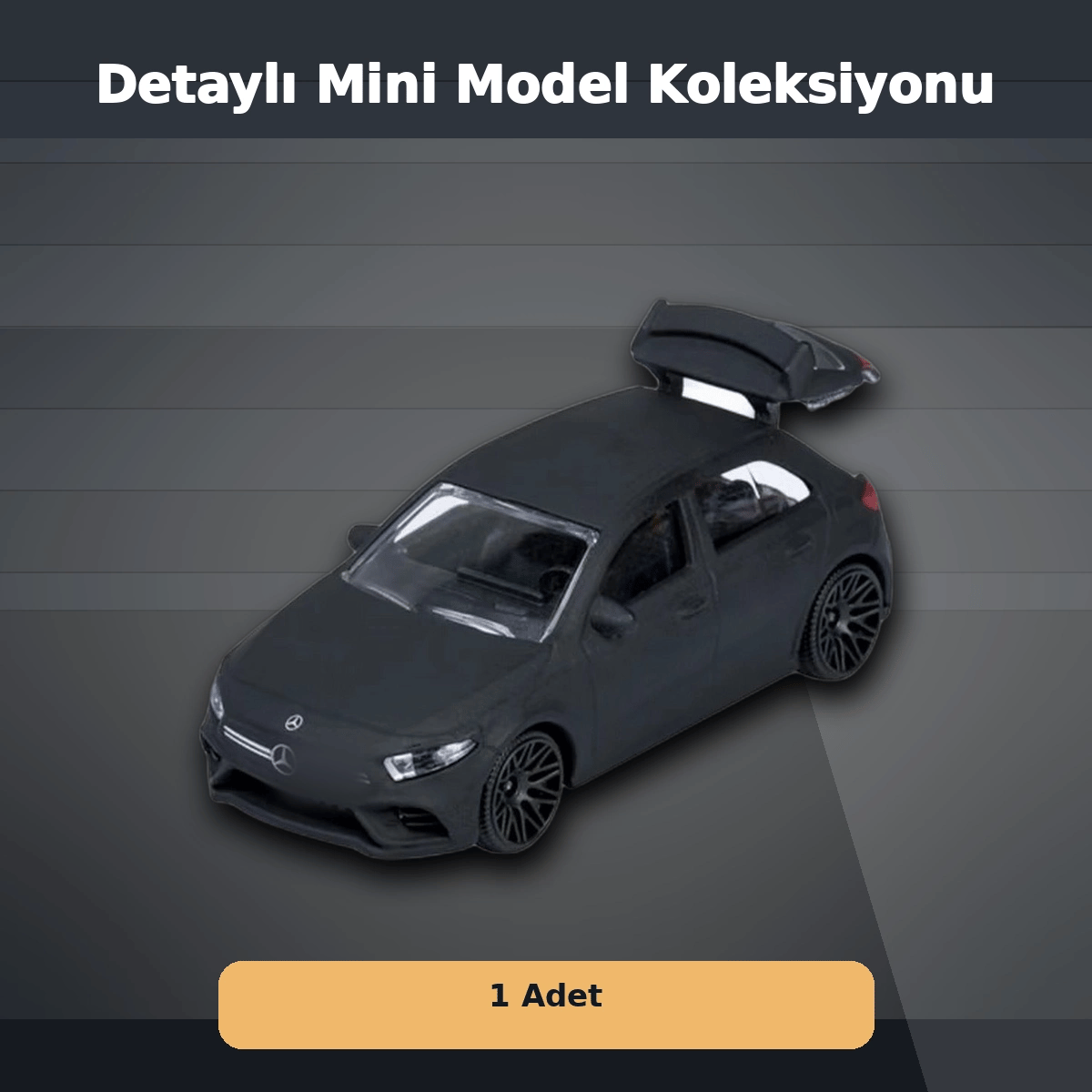 1 Adet Resmi Lisanslı Mini Mercedes-AMG Premium Model Araba - Rastgele Gönderim