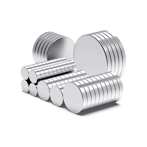 10 Adet 10x2mm Yuvarlak Neodyum Mıknatıs Güçlü Magnet Nikel Kaplamalı