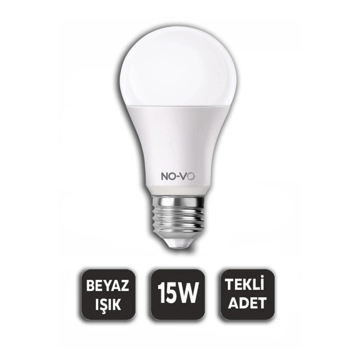 10 Adet 15w Beyaz Led Ampul 1200lm 6500k 15.000 Saat Ömür Bx40