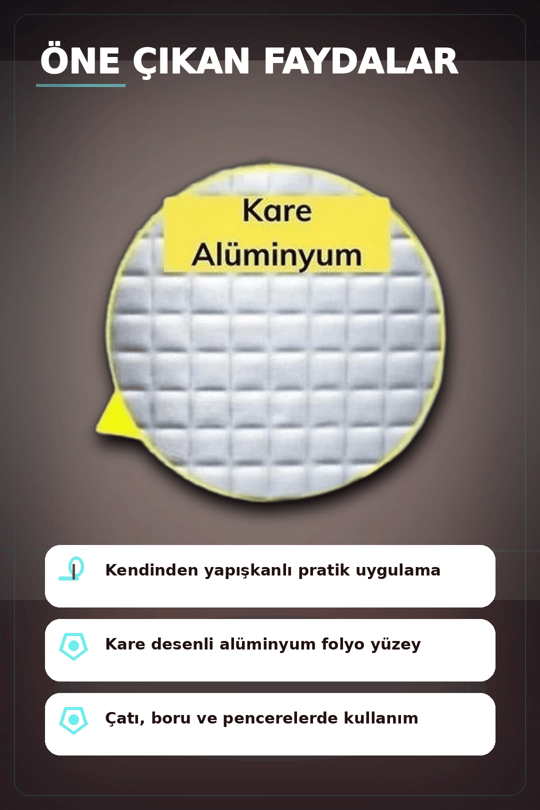 10 cm Genişlik 5 Metre Alüminyum Folyo Kauçuk Sızdırmazlık Bandı - Çatı Boru Duvar Onarım BX-313438