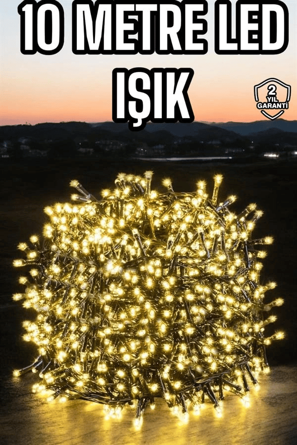 10 Metre Gün Işığı Led Işık Hafif ve Taşınabilir Özel Günler İçin