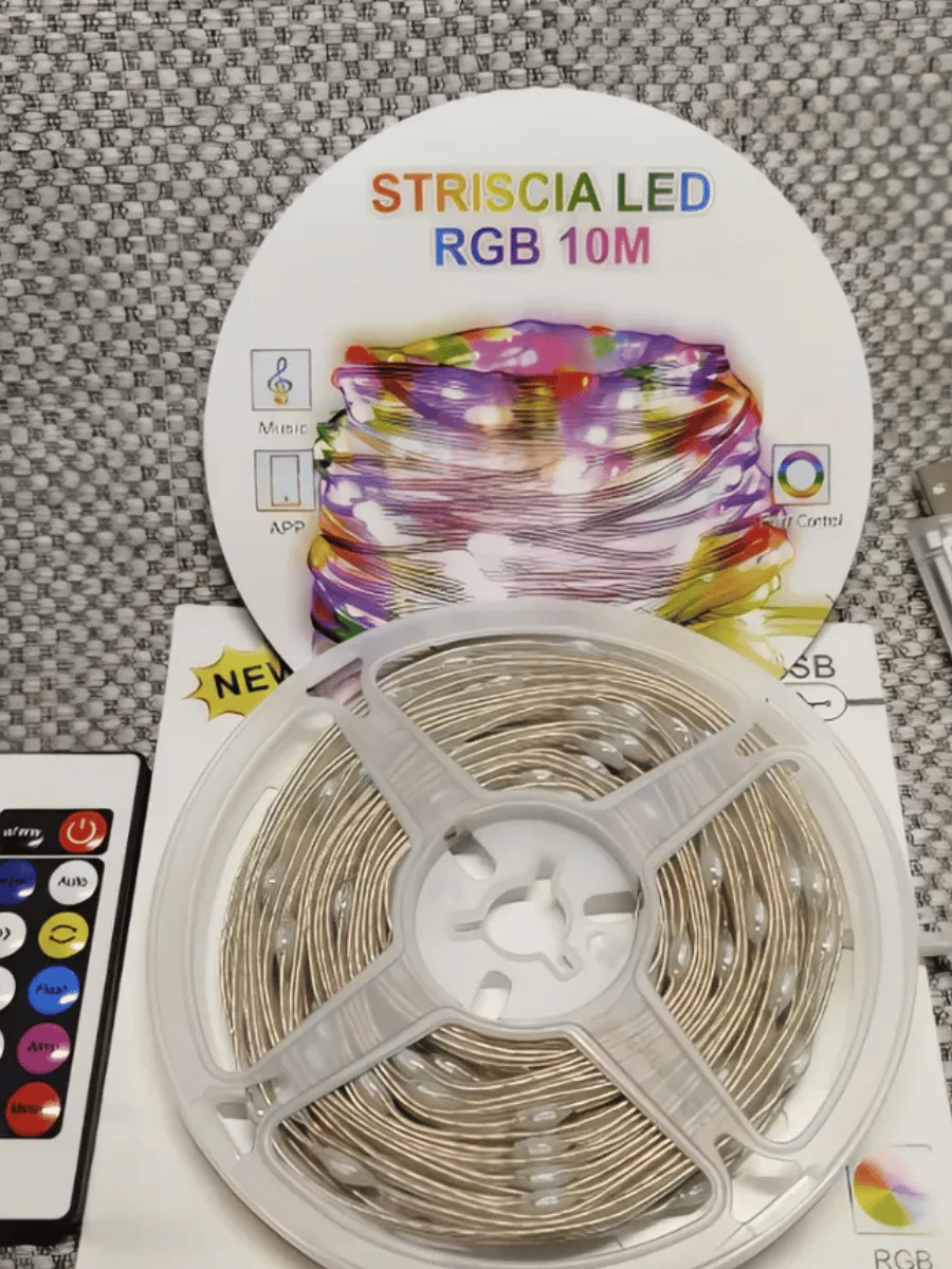 10 Metre, Led Şerit, Usb Bağlantılı, Kumandalı, Ambiyans Işığı Sdr-led-109 Bx40